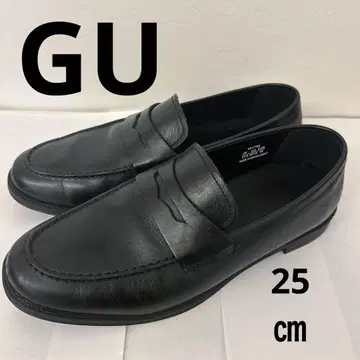 GU 가죽 플랫 로퍼 25cm