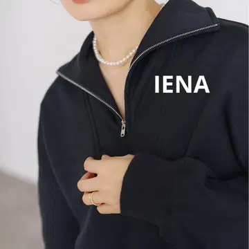 IENA CURRENTAGE 별주 2waySWEAT 하프 지퍼