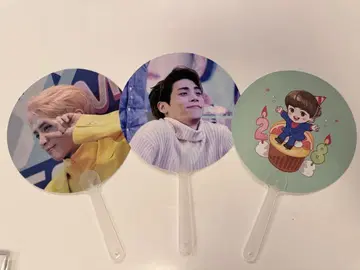 SHINee 종현 팬카페 부채 3개 세트 낱개 판매 불가