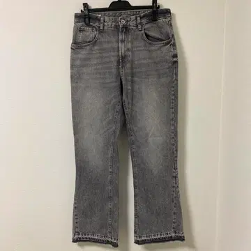 ZARA 플레어 데님 그레이