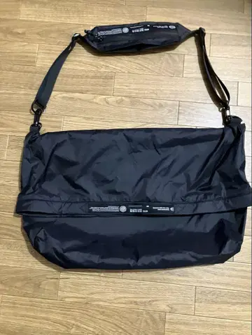 WEEKENDER 블랙 나일론 숄더백 BIG size