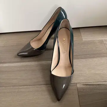 DIANA 다이애나 에나멜 스틸레토 바이컬러 25cm