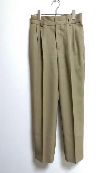 콜라주 개럴개런트 울 라이크 테이퍼드 팬츠 베이지