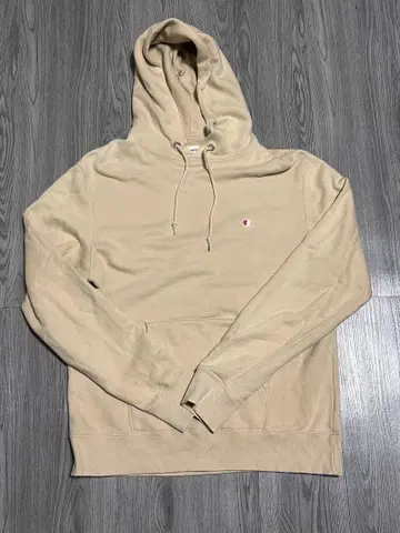 Champion 베이지 후드티 L 사이즈