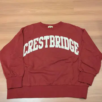 CRESTBRIDGE 보르도 로고 맨투맨 M 사이즈