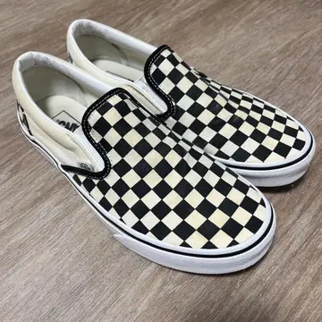 VANS 슬립온 BLK/WHT CHECK 체커 패턴 27cm