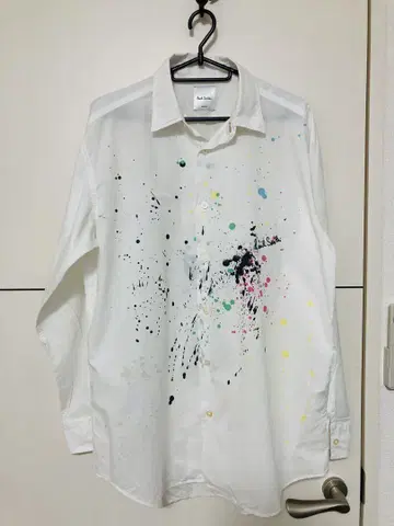 Paul Smith 폴스미스 페인트 스플래쉬 셔츠 M 사이즈