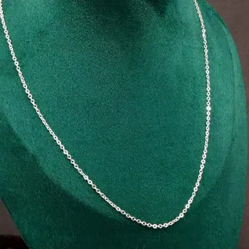 실버 체인 키헤이 목걸이 2mm 심플