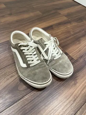 Vans 스웨이드 스니커즈 카키