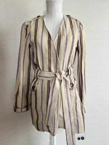 새상품!mici 스트라이프 랩 자켓