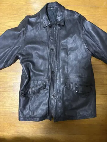 남성용 가죽 코트 사이즈 M