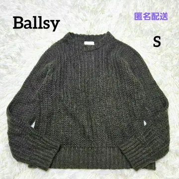 Ballsey 보르지 울 니트 스웨터 모헤어 혼방 S