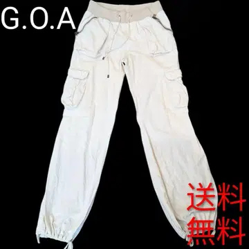 새상품급 [ G.O.A ] 아이보리 카고 팬츠