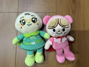 호빵맨 봉제 인형 2체 세트