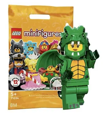 LEGO71034 미니 피규어 시리즈23 그린 드래곤 코스튬