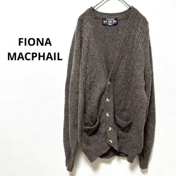 피오나 맥 파일 가디건 남성용 [ M ] 케이블 짜임 빈티지