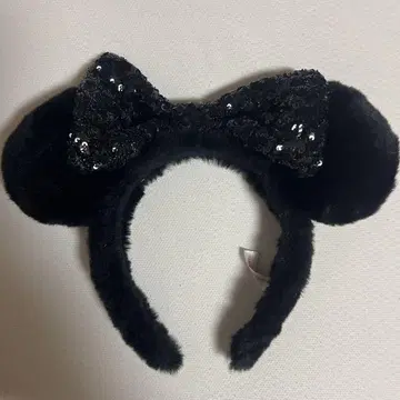 미키 귀 머리띠 블랙