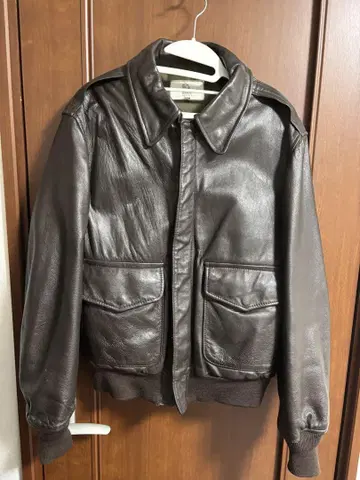 80s A2 플라이트 자켓 가죽 usaf 미국제