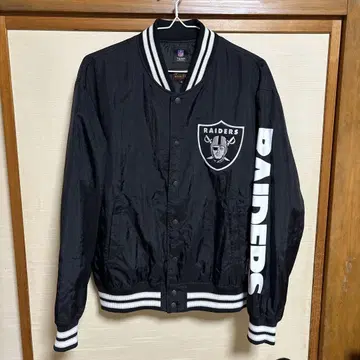 AVIREX RAIDERS 바시티 자켓 블랙 XL