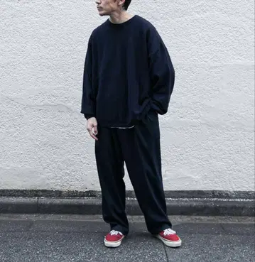 WIDE DAD SUPER WIDE CASHMERE CREW NECK
