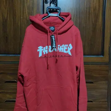새상품, 미사용 THRASHER 트레셔 고질라 풀오버 후드티 L