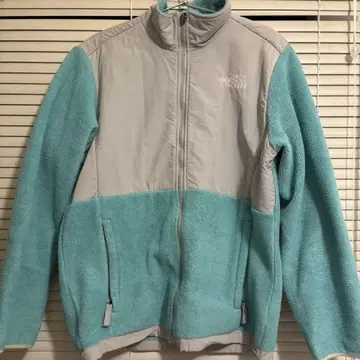 THE NORTH FACE 플리스 자켓 스카이블루와 그레이