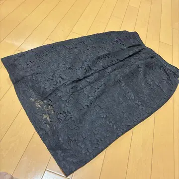 하나이 블랙 레이스 타이트 스커트 11호 레이스 패턴