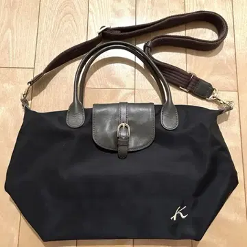 새상품급 키타무라 토트백 네이비 나일론