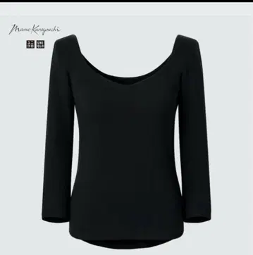 [택 포함 새상품] UNIQLO 마메쿠로구치 히트텍 리브 브라T셔츠