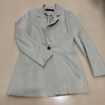 ZARA BASIC 테일러드 자켓 라이트 그레이
