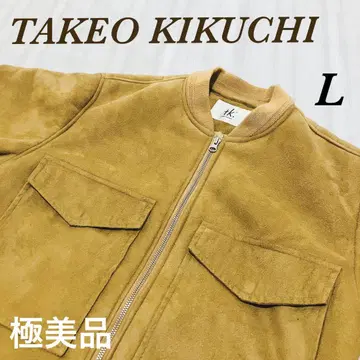[컨디션 최상] TAKEO KIKUCHI 보아 안감 베이지 자켓 L