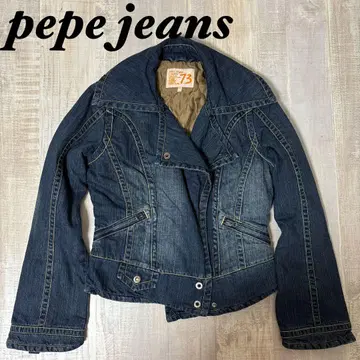 [충전솜] Pepe Jeans 데님 라이더 자켓 페페진스
