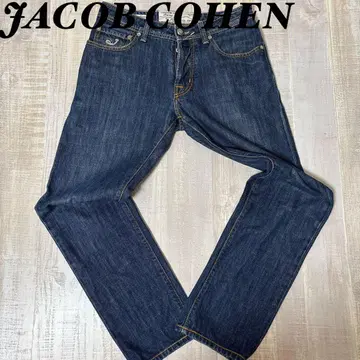 송치 패치 다크 네이비 JACOB COHEN 데님 팬츠 TYPE 688