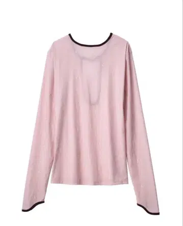 Knuth Marf 2way sheer velours tops