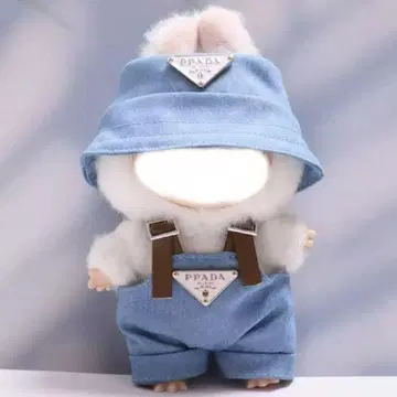 봉제 인형용 데님 옷 갈아입기 의류 2세트