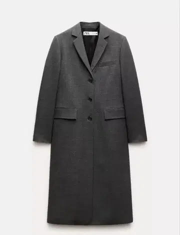ZARA ZW COLLECTION 울 블렌드 테일러드 코트