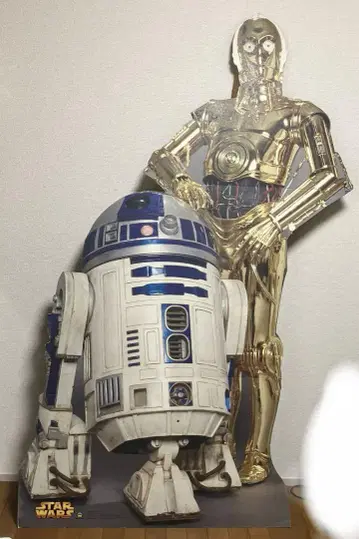 스타 워즈 R2-D2 C-3PO 등신대 패널