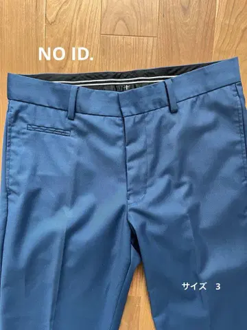 NO ID. 노아이디 네이비 슬랙스 셔츠 팬츠