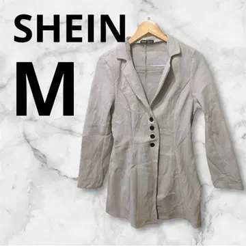 SHEIN 라이트 그레이 체스터 코트 M 사이즈