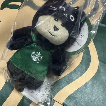 스벅 할로윈 2025 베어리스타 참 백참 Mini 검은 고양이 1