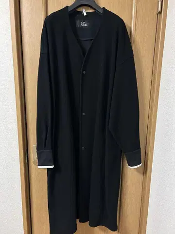 RERACS 블랙 롱 코트