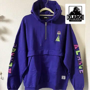 XLARGE 보라색 후드티 XL