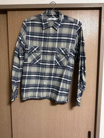 nonnative 플란넬 셔츠 사이즈 1 베이지 네이비