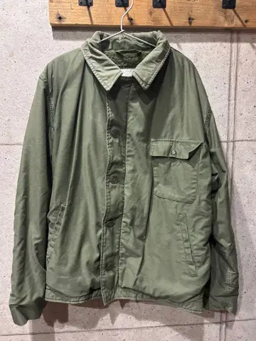 올리브 그린 밀리터리 자켓 보아 안감 XL