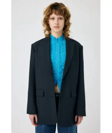 MOUSSY 마우지 OVERSIZED 블레이저 블랙 2 자켓
