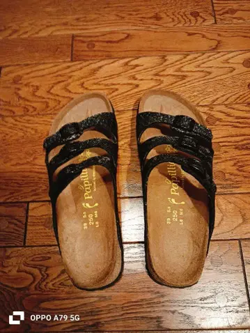 켄슈토크 파필리오 뱀 무늬 샌들 25cm