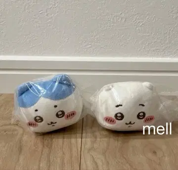 치이카와 (먼작귀) 누워있는 봉제 인형 2개