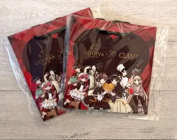 GODIVA CLAMP 쇼핑백 2장 세트