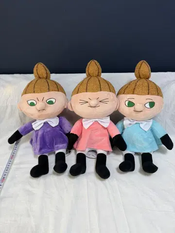 리틀 미이 앉은 봉제 인형 앉은 3세트