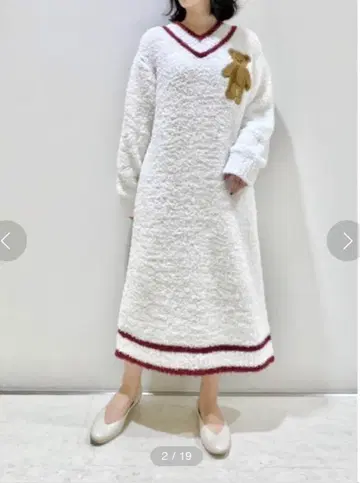 젤라또피케 홀리데이 컬렉션 곰 원피스